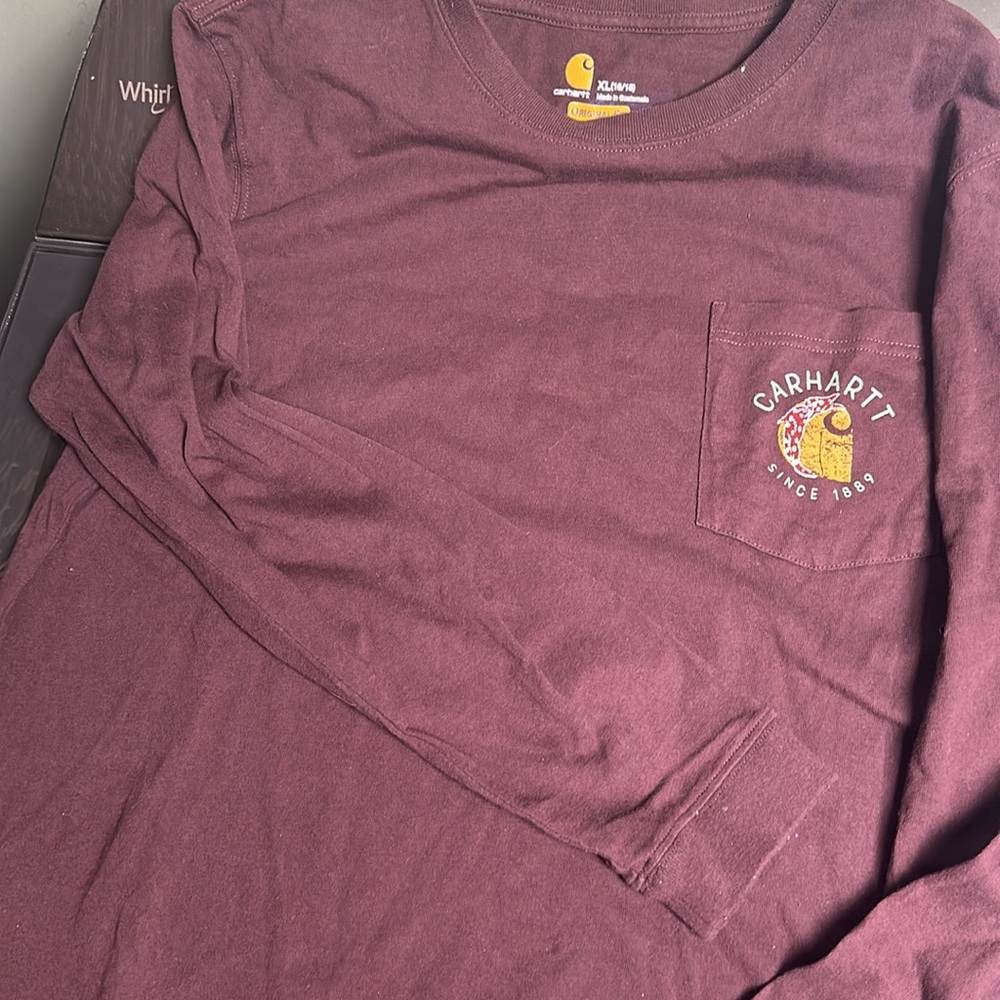 Women carhartt long sleeve T-shirt - Picture 3 of 4